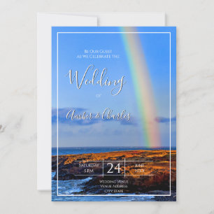 Invitación Arcoiris, esperanza y felicidad, Boda