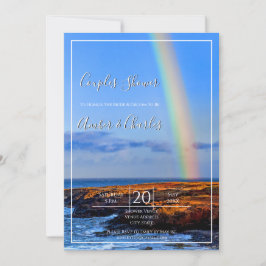 Invitación Arcoiris, esperanza y felicidad, duchas de parejas