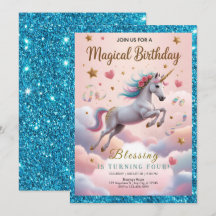 Arcoíris Mágico Unicornio Cumpleaños 4