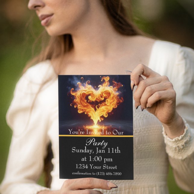 Invitación ¡Ardiendo Brillante: Celebra nuestra Fiesta del Fu (Subido por el creador)