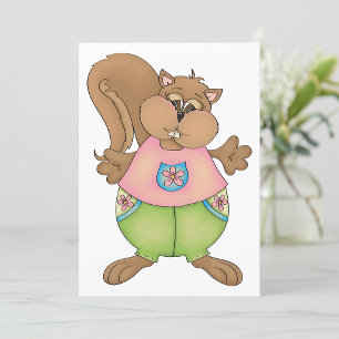 Invitación Ardilla de verano