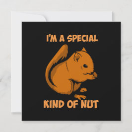 Invitación Ardilla - Tipo Especial De Nuez