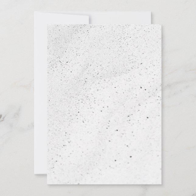 Invitación Arena blanca resplandeciente (Anverso)