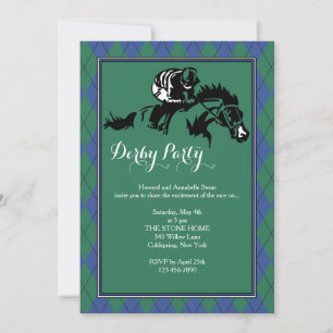 Invitación Argyle de Carreras de Caballos
