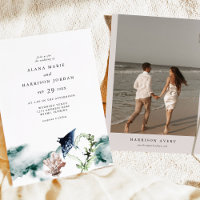 ARIEL Tropical Ocean Coral Manta Ray Beach Photo