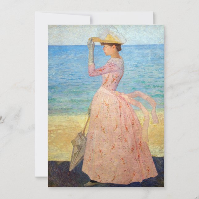 Invitación Aristide Maillol - Mujer con Parasol (Anverso)