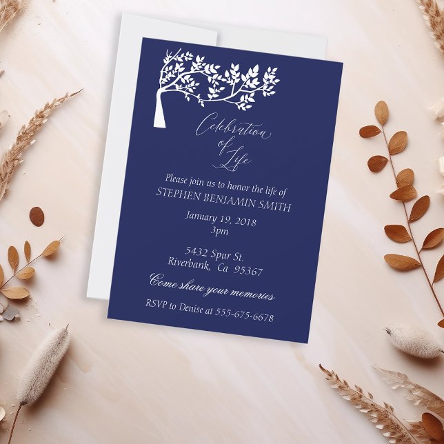 Invitación Armada del Servicio de Conmemoración de la Vida (Subido por el creador)