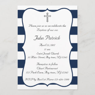 Invitación Armada y bautismo blanco