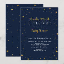 Armada y oro | Twinkle Little Star Baby Shower