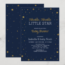 Armada y oro | Twinkle Little Star Baby Shower