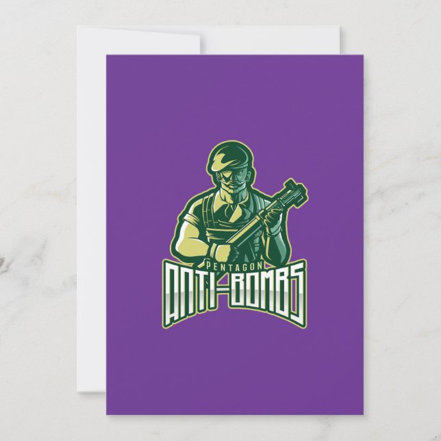 Invitación Armed Forces Pride Logo | Gaming & Equality (Anverso)