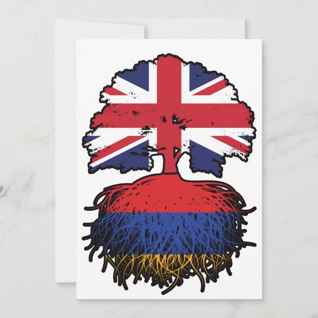 Invitación Armenia Reino Unido armenio Reino Unido Reino Unid (Anverso)