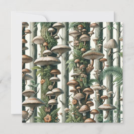 Invitación Armonía de la Naturaleza: Patrón botánico sin foco