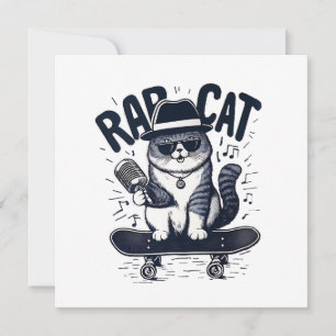 Invitación Armonía de rap Cat