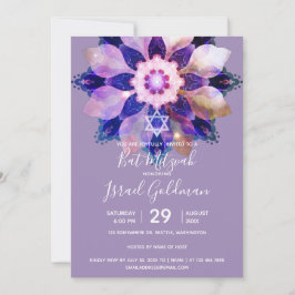 Invitación Armonía Radiante | Mandala Floral Luminoso