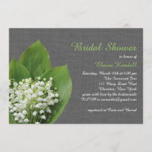 Arpillera nupcial del gris de la ducha del lirio