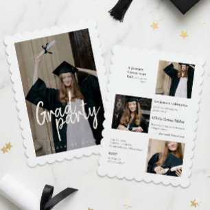 Invitación Arquitectura Escalonada Collage Fotográfico Modern