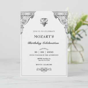 Invitación Arquitectura renacentista elegante