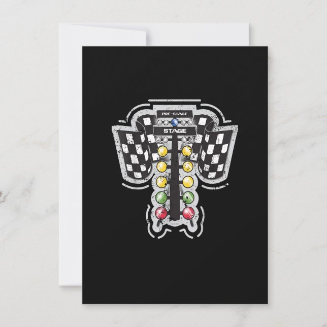 Invitación Arrastrar Carreras Iluminaciones del árbol de Navi (Anverso)