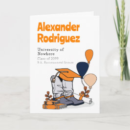 Invitación Arreglo de arranque de capucha de naranja