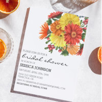 Arreglo floral de gerbera daisy para despedida de 