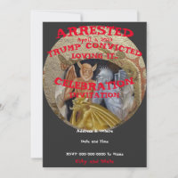 Arrestan a Trump por celebración de Fiesta convict