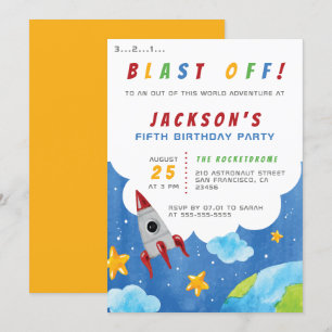 Invitación ¡Arruine apagado! Fiesta de cumpleaños del tema