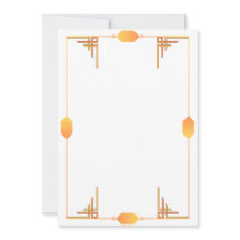 Invitación Art Deco