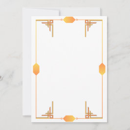 Invitación Art Deco