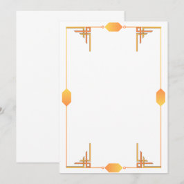Invitación Art Deco