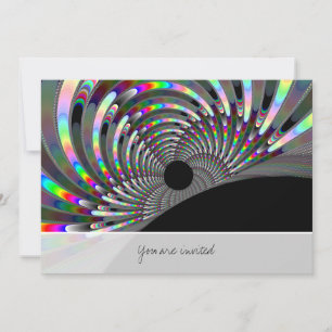 Invitación Art Deco Fractal