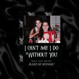 Invitación Art Deco   Propuesta de partido negro y plateado