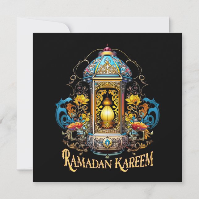 Invitación Art Deco Ramadan (Anverso)