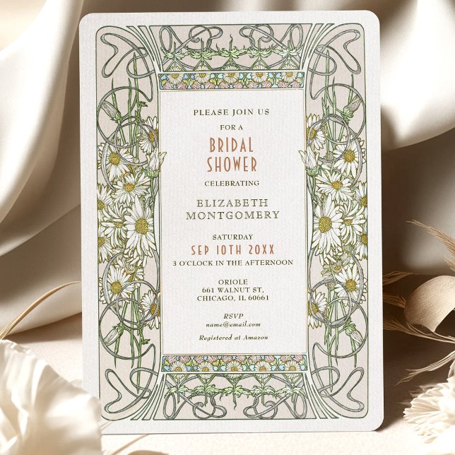 Invitación Art Nouveau para Despedida de Soltera c (Subido por el creador)