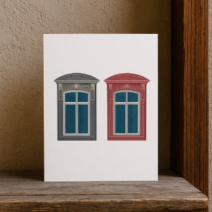 Invitación Arte arquitectónico de la ventana europea