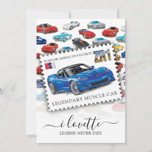 INVITACIÓN ARTE AUTOMÓVIL LEGENDARIO Z-R-ONE