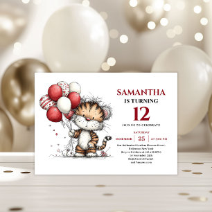 Invitación Arte clásico caprichoso de animales para invitació