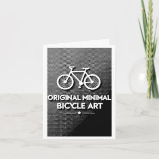 Invitación Arte de Bicicleta Minimalista