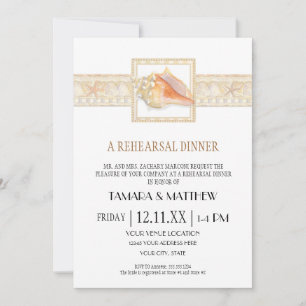Invitación Arte De Bodas Elegantes De La Banda De Arena De Pl