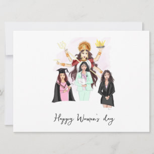 Invitación Arte de día de la mujer