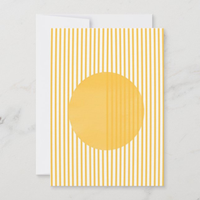 Invitación Arte de diseño de estilo moderno (Anverso)