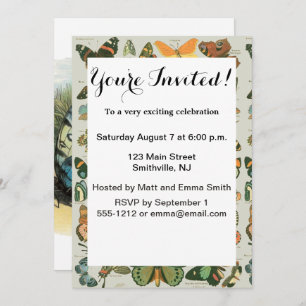 Invitación Arte de elfo mariposa Elfos lindos Mariposas