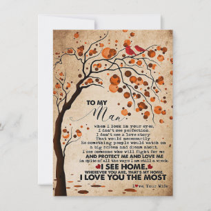 Invitación Arte de esposa para mi esposo veo hogar