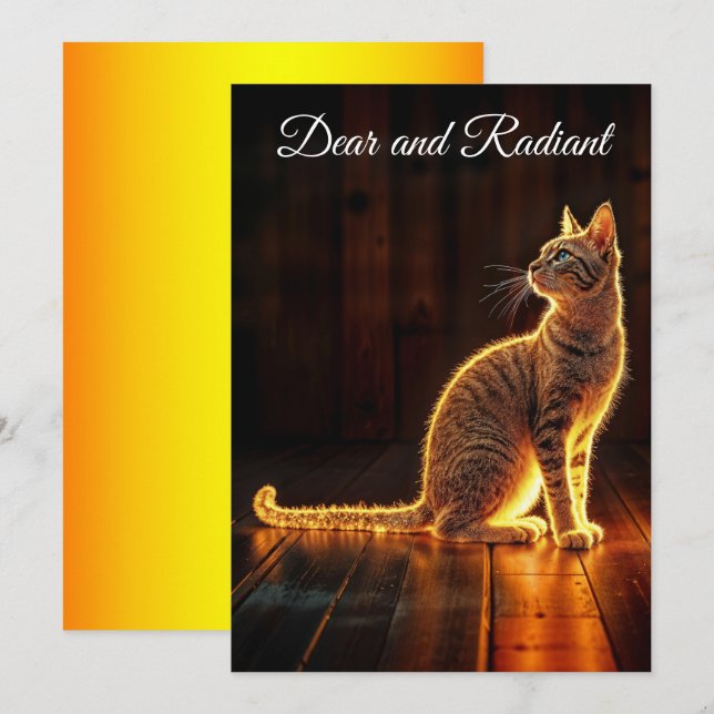 Invitación Arte de fantasía con ojos azules de gafas brillant (Anverso / Reverso)