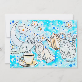 Invitación Arte de Gatos
