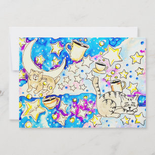 Invitación Arte de Gatos