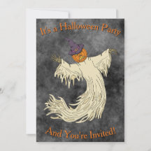 Arte de Halloween del Fantasma con Cabeza de Calab