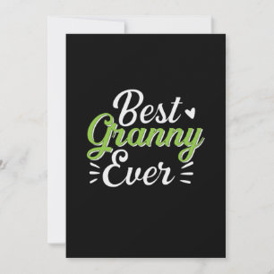 Invitación Arte de Madre Mejor Abuela del Mundo