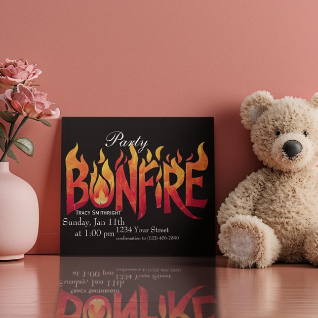 Invitación Arte de Palabras de Fogata Ardiendo (Subido por el creador)