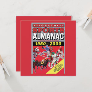Invitación Arte de pared de metal Almanaque deportivo